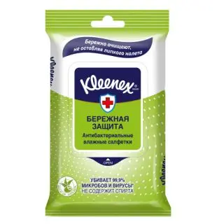 Kieenex Салфетки Влажные Антибактериальные 80 № 10 Шт