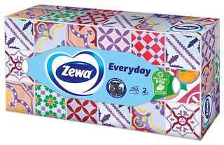 Zewa Everyday Салфетки Косметические 2 Слоя 100 Шт