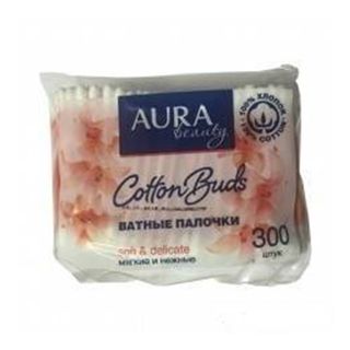 Aura Ватные Палочки №300 П/э