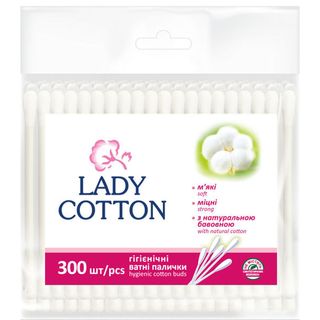 Lady Cotton Ватные Палочки № 300 Шт
