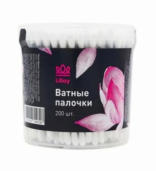 Lillay Ватные Палочки Банка 200 Шт