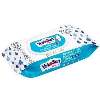 Yokosun Влажная Туалетная Бумага Детская П/эт Пакет № 68 Шт