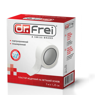 Dr.frei Медицинский Нетканный Пластырь В Рулоне (5 М X 1,25см)