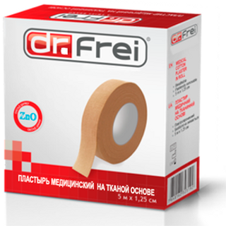 Dr.frei Медицинский Хлопчатобумажный Пластырь В Рулоне (5m X 1,25 Cm)