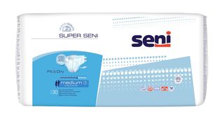 Seni Подгузники Super Medium 75-110 См № 30 Шт