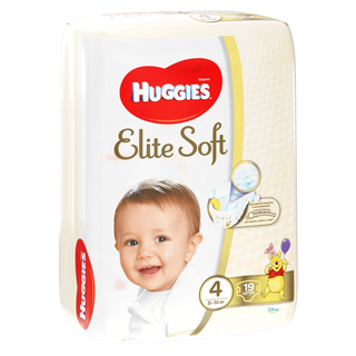 Huggies Подгузники Elite Soft 4 (8-14 Кг) № 19 Шт