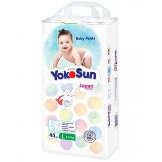 Yokosun Подгузники-трусики L Для Детей 9-14 Кг П/эт Пакет № 44 Шт