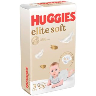 Huggies Elite Soft Od (3) Mega 72x2