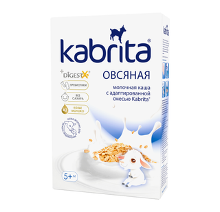 Kabrita Каша Овсяная На Козьем Молочке Для Детей С 5 Месяцев 180 Г