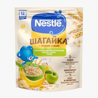 Каша Шагайка Молочная Мультизлаковая С Яблоком, Бананом, Грушей С 12 Мес 190г С Бифидобактериями Bl