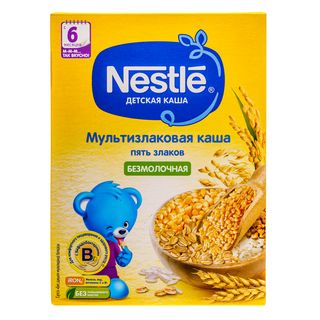 Нестле Каша Безмолочная Мультизлакова Каша 5 Злаков 200 Гр