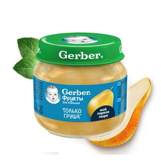 Gerber Пюре Груша Вильямс Детское 80 Г
