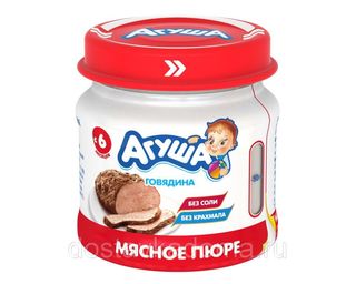 Агуша Пюре Говядина 80 Гр