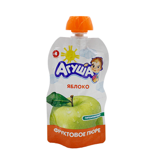Агуша Пюре Яблоко Фруктовое Детское 90 Г