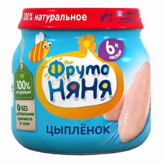 Фрутоняня Пюре Из Мяса "цыпленок" 80 Г