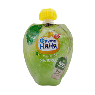 Фрутоняня Пюре Натуральное Яблочное 90 Г