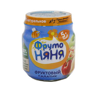 Фрутоняня Пюре Салатик Из Фруктов 90 Г