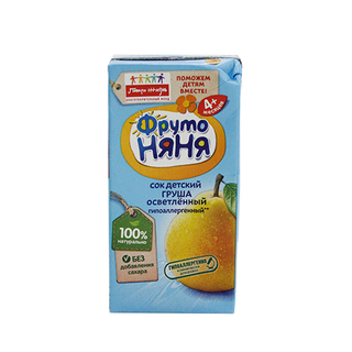 Фрутоняня Сок 0,2 Л Осветленный