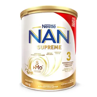 Nestle Смесь Nan Supreme 3 Для Детей От 0 До 12 Месяцев 400 Г