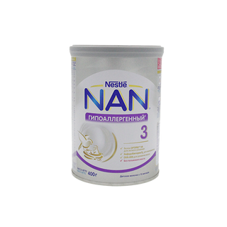 Nestle Молочко Nan 3 Гипоаллергенное Для Детей С 12 Месяцев 400 Г