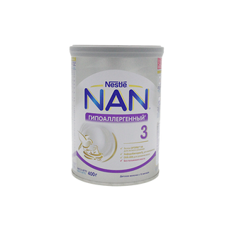 Nestle Молочко Nan 3 Гипоаллергенное Для Детей С 12 Месяцев 400 Г