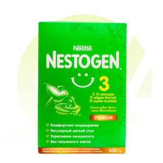 Nestle Смесь Nestogen 3 Молочная Для Детей С 12 Месяцев 600 Г