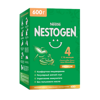 Nestle Смесь Nestogen 4 Молочная Для Детей С 18 Месяцев 600 Г