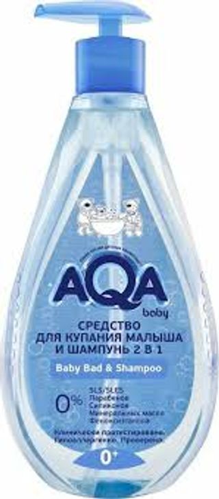 Aqa Baby Средство Для Купания Малыша И Шампунь 2 В 1, 250 Мл