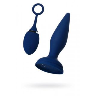Анальная Вибровтулка С Пультом Ду "o'play Unico" (силикон, Синий, 13,5 См.)
