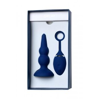 Анальная Вибровтулка С Пультом Ду "o'play Unico" (силикон, Синий, 12 См.)