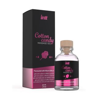 Intt Cotton Candy Massage Gel - Съедобный Гель Для Интимного Массажа, 30 Мл (сахарная Вата)