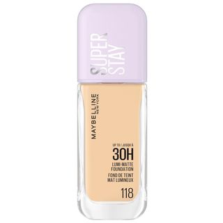 MAYBELLINE puder superstay lumi matte FDT 118