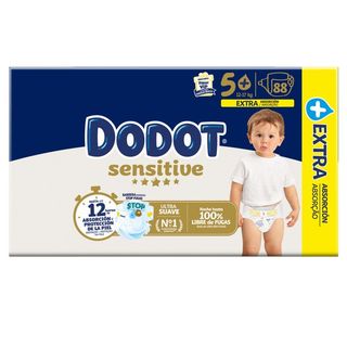 Dodot Fraldas Sensitive Extra Box 12-17kg T5+ embalagem 88 unidades