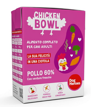 Dog Heroes Chicken Bowl Dispensa 390g