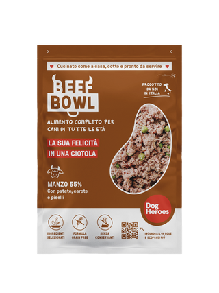 Dog Heroes Beef Bowl Surgelata 320g