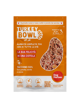 Dog Heroes Turkey Bowl Surgelata 320g