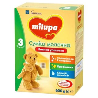 Молочна Суміш Milupa Дитяче Молочко 3 600 Г