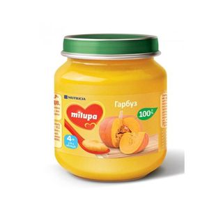 Пюре Дитяче Овочеве Гарбуз Milupa З 4 Місяців 125 Г