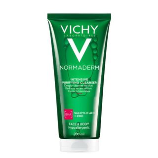 Гель Vichy Normaderm Intensive Purifying Cleanser Для Глибокого Очищення Жирної, Схильної До Недоліків Шкіри Обличчя І Тіла 200 Мл