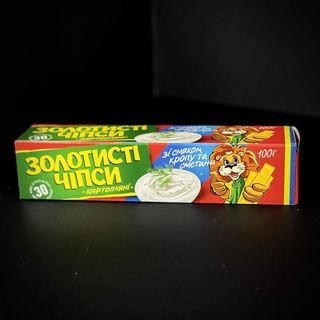 Чіпси Золотисті Зі Сметаною (100г)