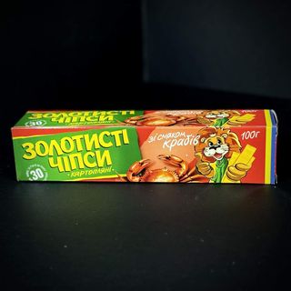 Чіпси Золотисті зі смаком краба (100г)
