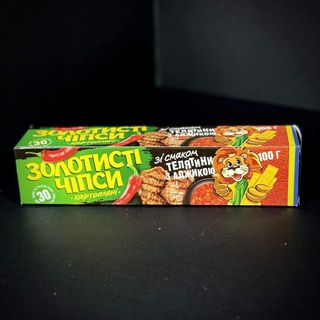 Чіпси Золотисті Із Телятиною І Аджикою (100г)