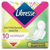 Прокладки Жіночі Гігієнічні Libresse Natural Care Ultra Normal №10