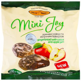 Kyivkhlib Mini Joy Cocoa Apple Jam Gingerbread, 250g