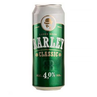 Пиво "barley Classic'' Світле 0,5л 4% З/б