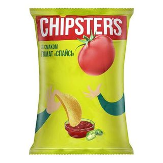 Чiпси Хвилястi Томат Спайсi 95г Тм Chipster`s