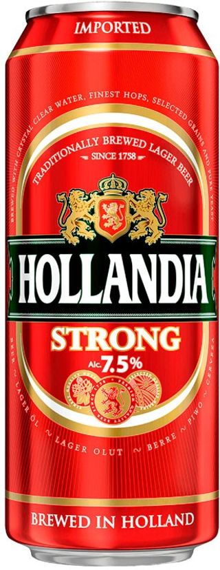 Пиво Holland Strong З/б  (0.5л)