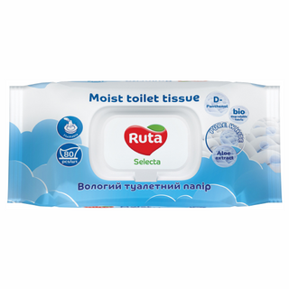 RUTA Hirtie igienica umeda Selecta 80buc