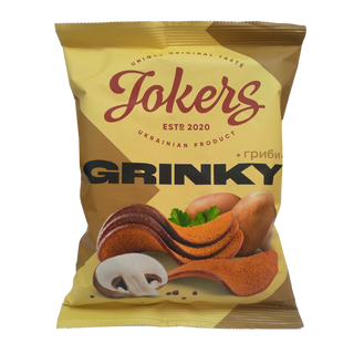 Сухарі Jokers Гриби 80г
