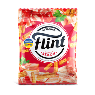 Сухарі Flint Бекон 110г